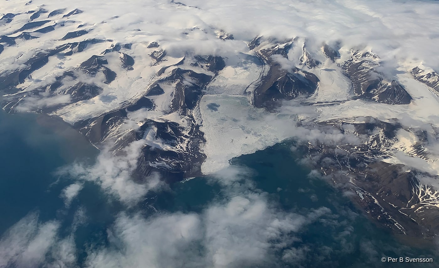Gletsjer fra Svalbard