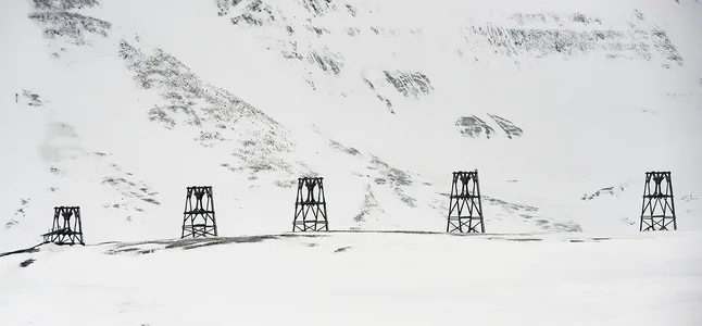 Svalbard smukke landskab