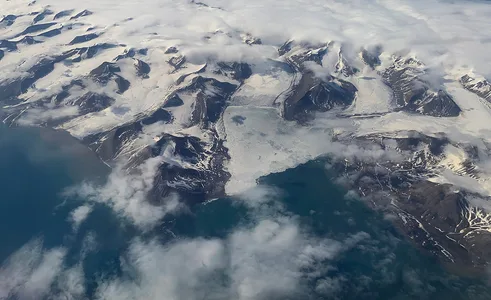 Gletsjer fra Svalbard